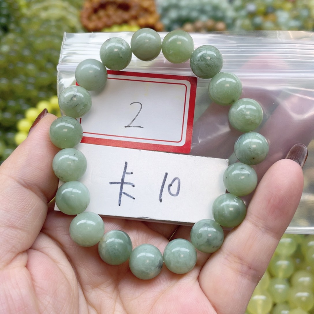 未镶嵌蛇纹石玉手串