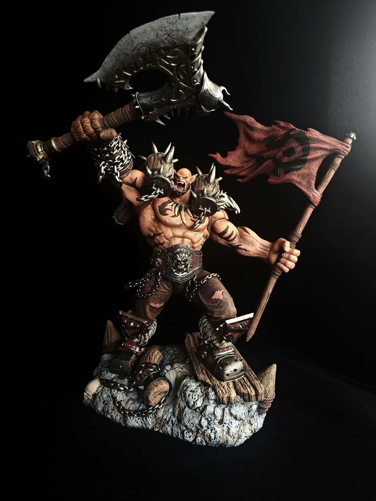 【全款预售不发卡】 魔兽世界 地狱咆哮 加尔鲁什 潮玩摆件