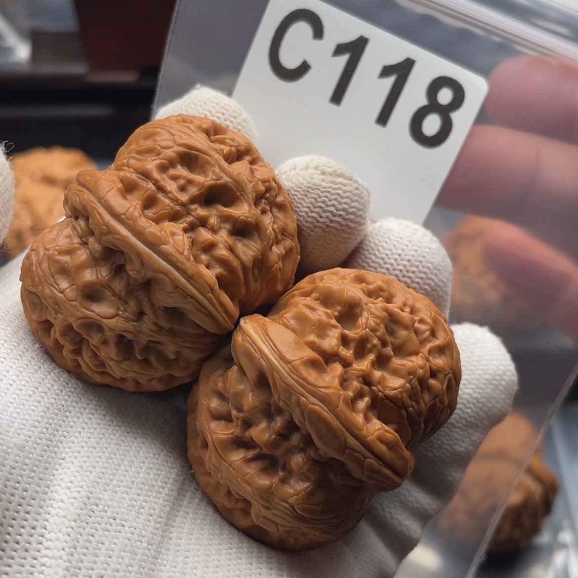 【闪购商品】文玩核桃吊坠C118元宝43.5