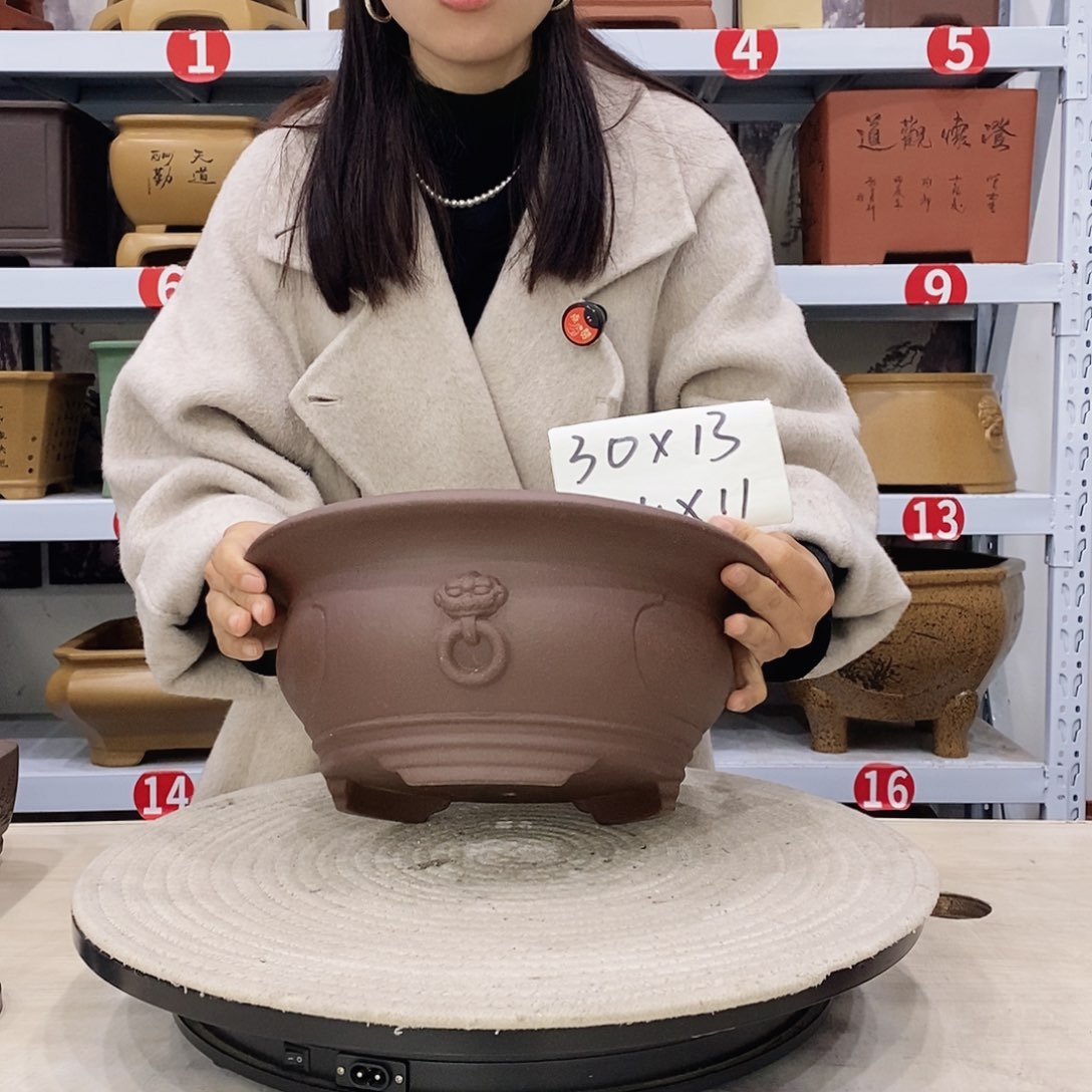 紫砂花盆紫砂花盆