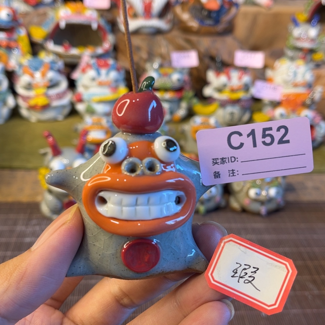 泥塑纯手工茶宠摆件