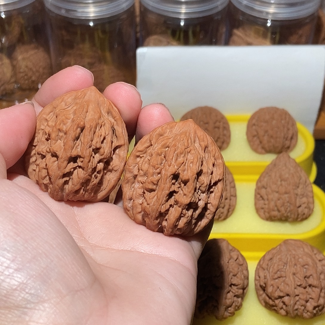 吊坠文玩核桃39虎头