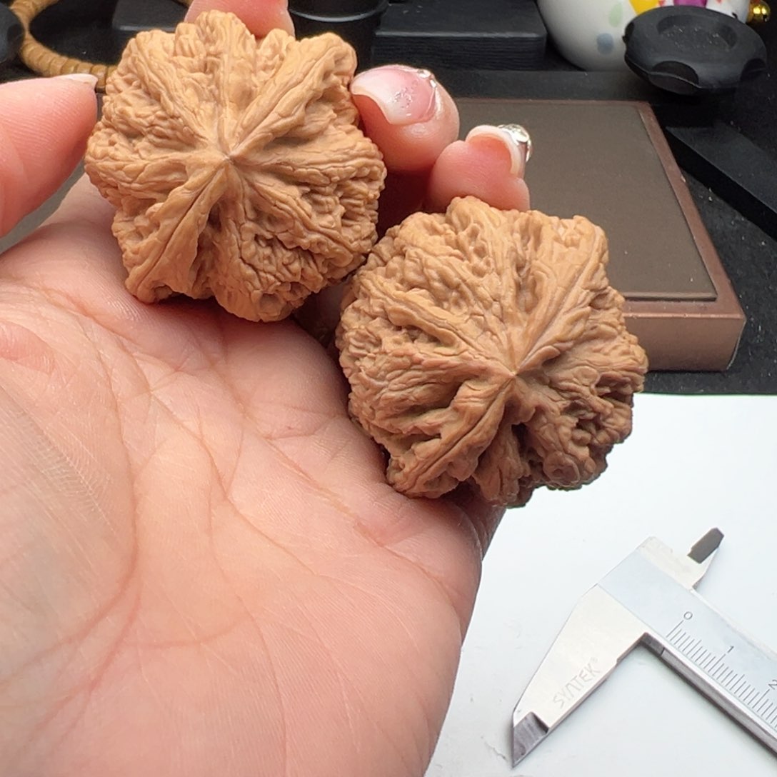 文玩核桃把件粗筋43