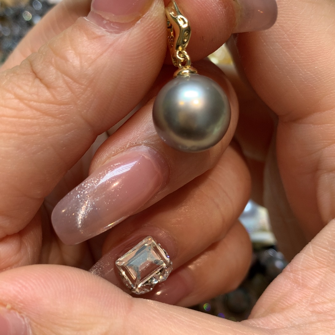 海水珍珠颈饰银S925镶嵌