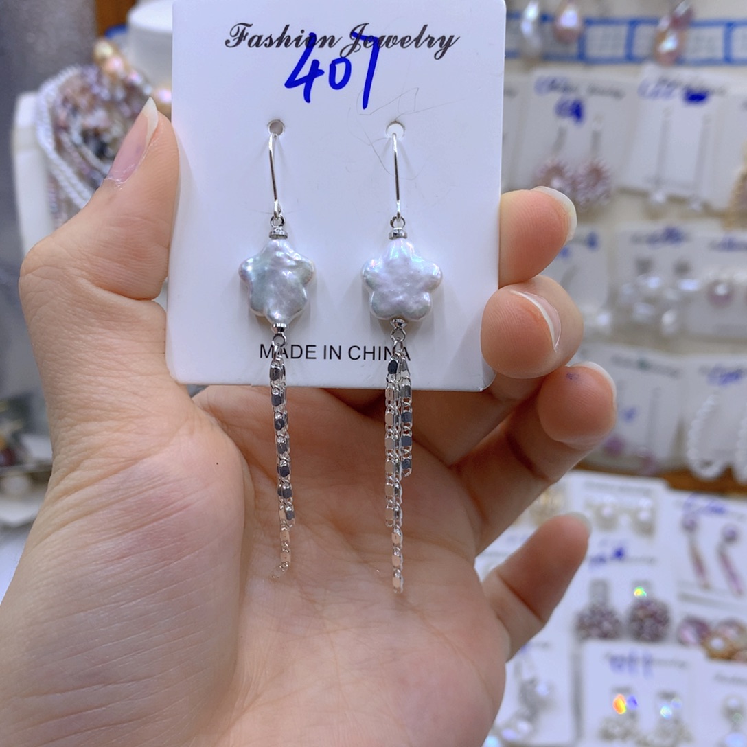 淡水珍珠颈饰银S925镶嵌