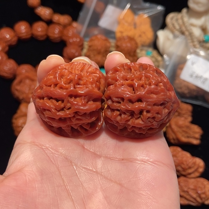 文玩核桃把件37精品太行龙纹