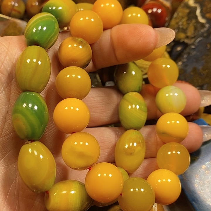 玛瑙/玉髓手链未镶嵌制****童