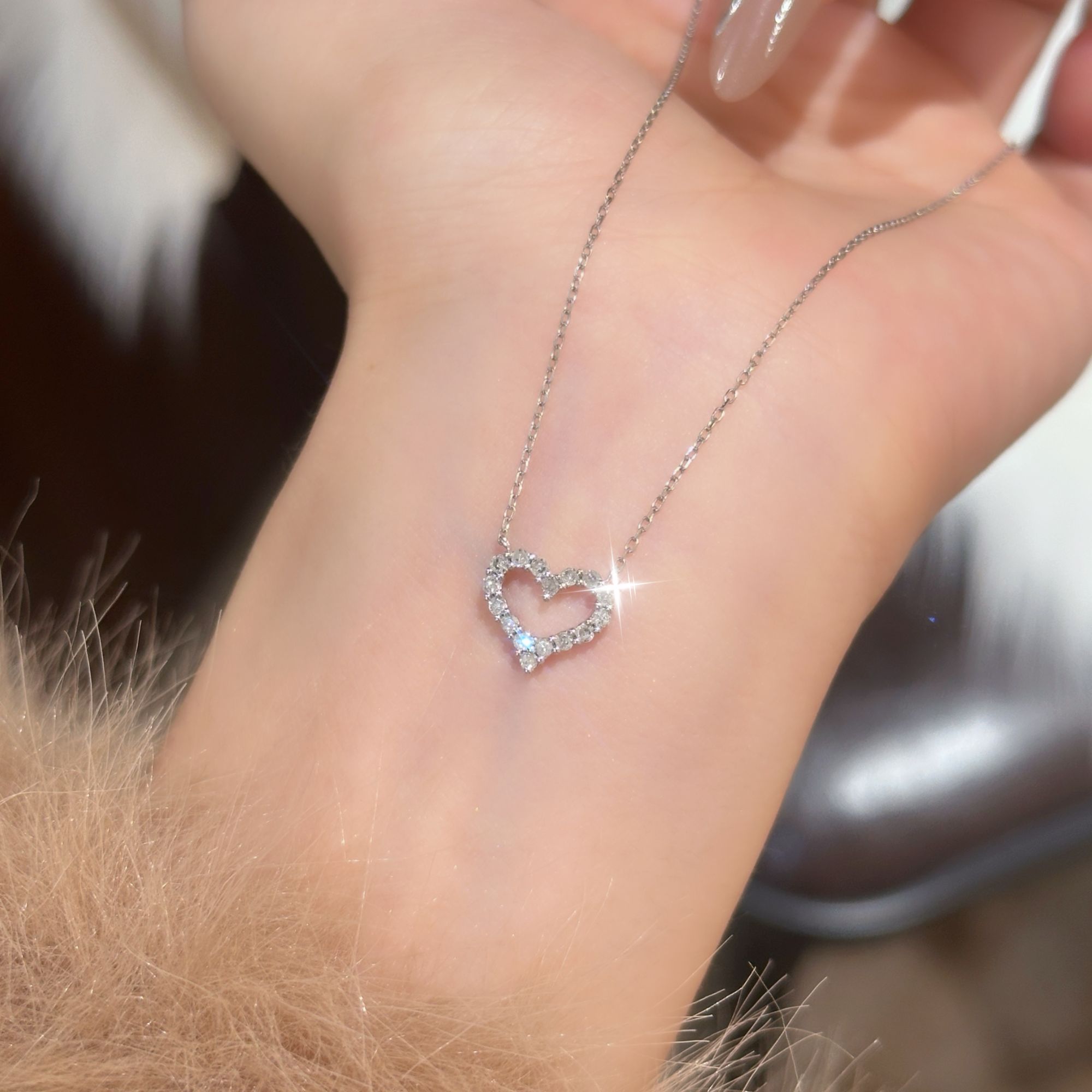 【六言精选6号】ZSXL0626【爱心项链】心爱的一款项链