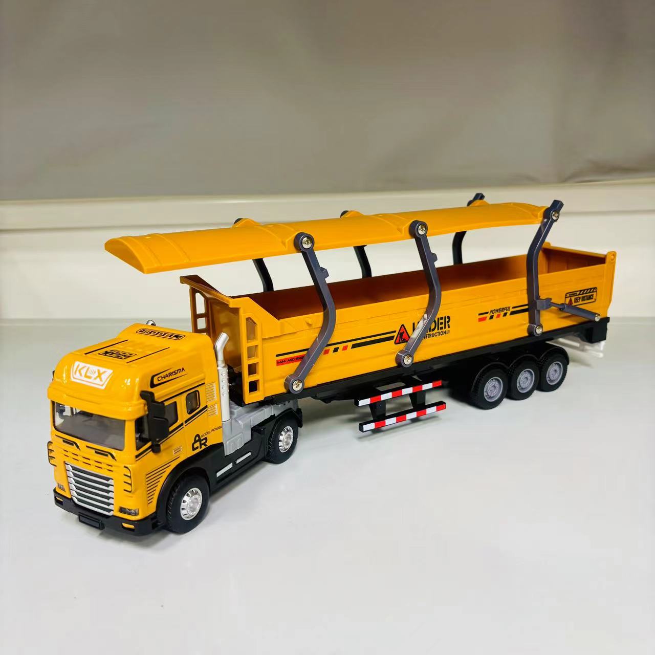 【超大号】合金声光装卸车运输车ZX