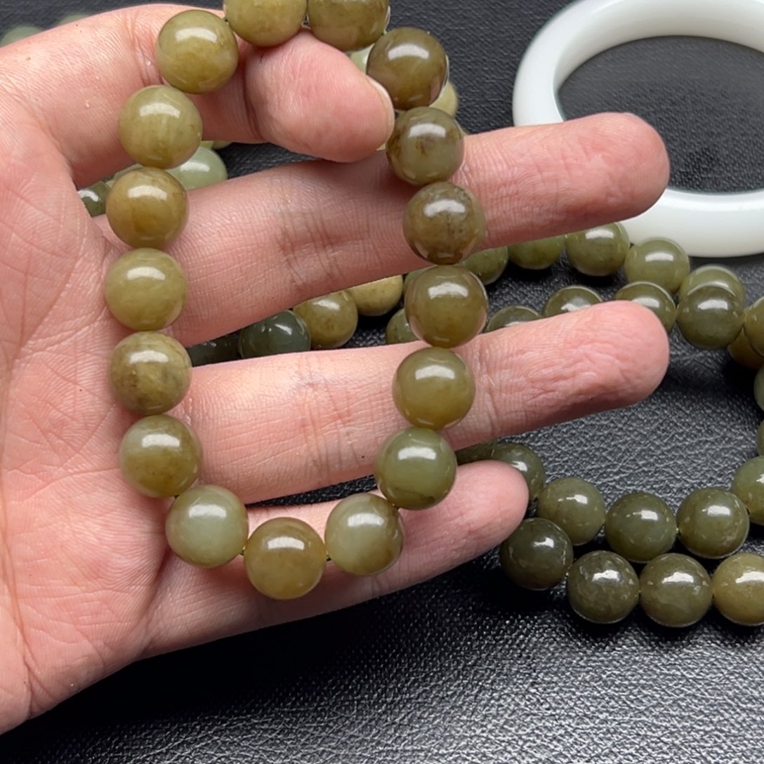 未镶嵌手链和田玉新疆且末糖卡12