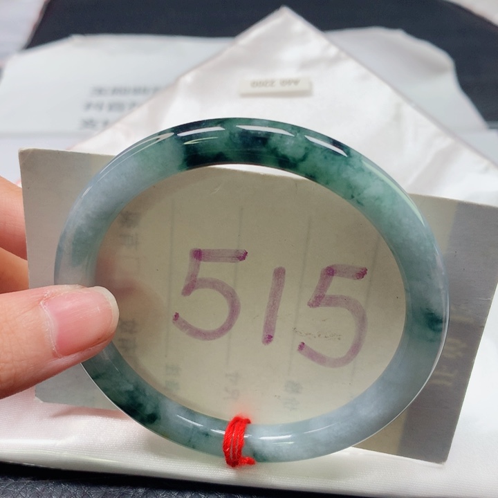 翡翠手镯未镶嵌圈口6061