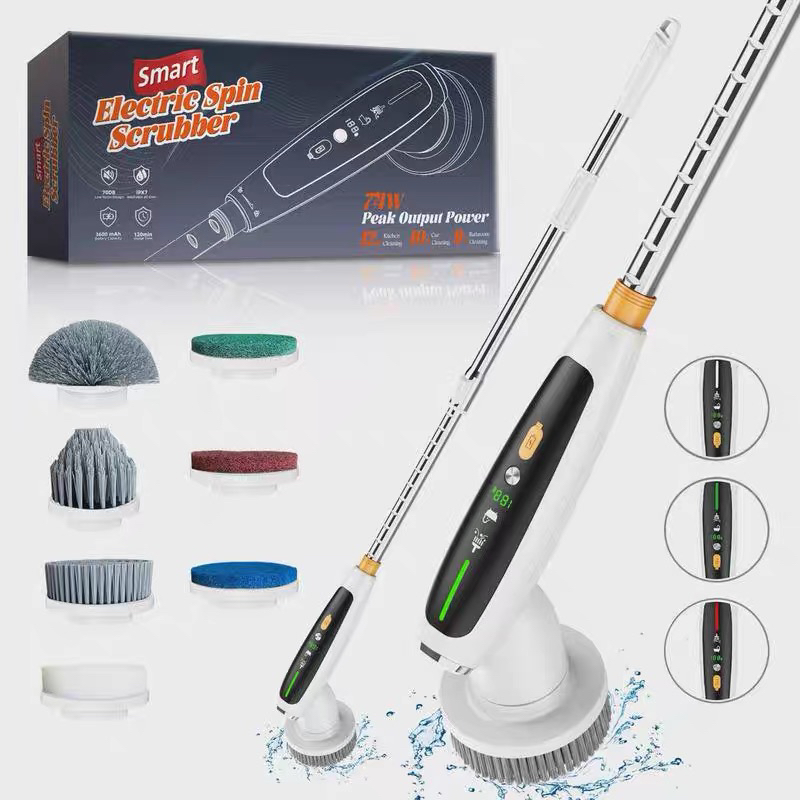 99新  电动多功能浴室家用厨房清洁刷卫生间地板手动强力清洁