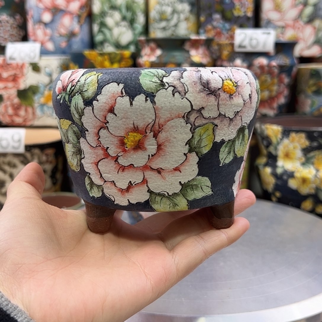 景德镇陶瓷花盆景德镇陶瓷花盆