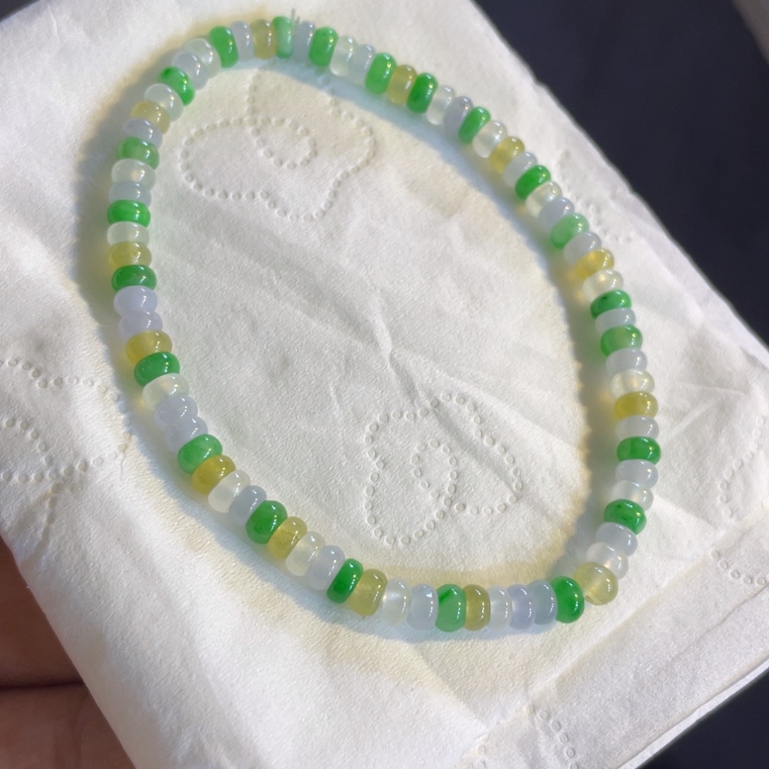 未镶嵌定制翡翠算盘珠
