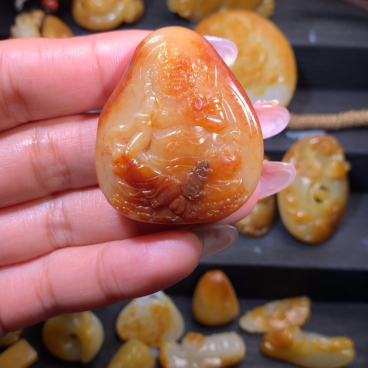 和田玉颈饰未镶嵌上*正