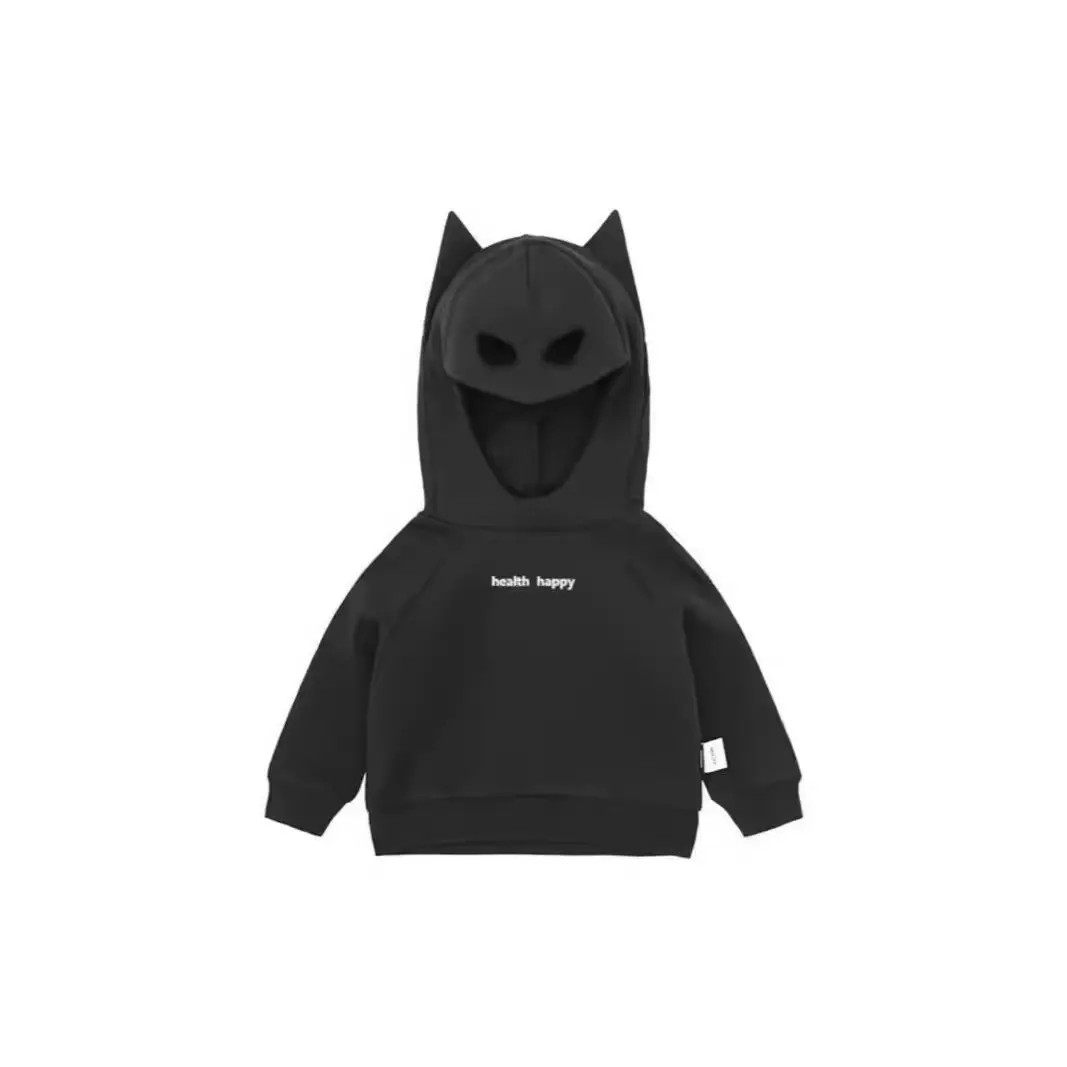 儿童卫衣童卫衣蝙蝠侠造型套头衫男女童春秋连帽潮流洋气男童宝宝商品图