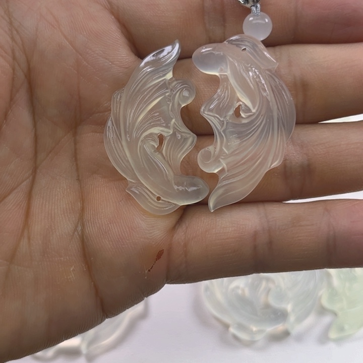 岫玉未镶嵌吊坠(不含链)༺****༻