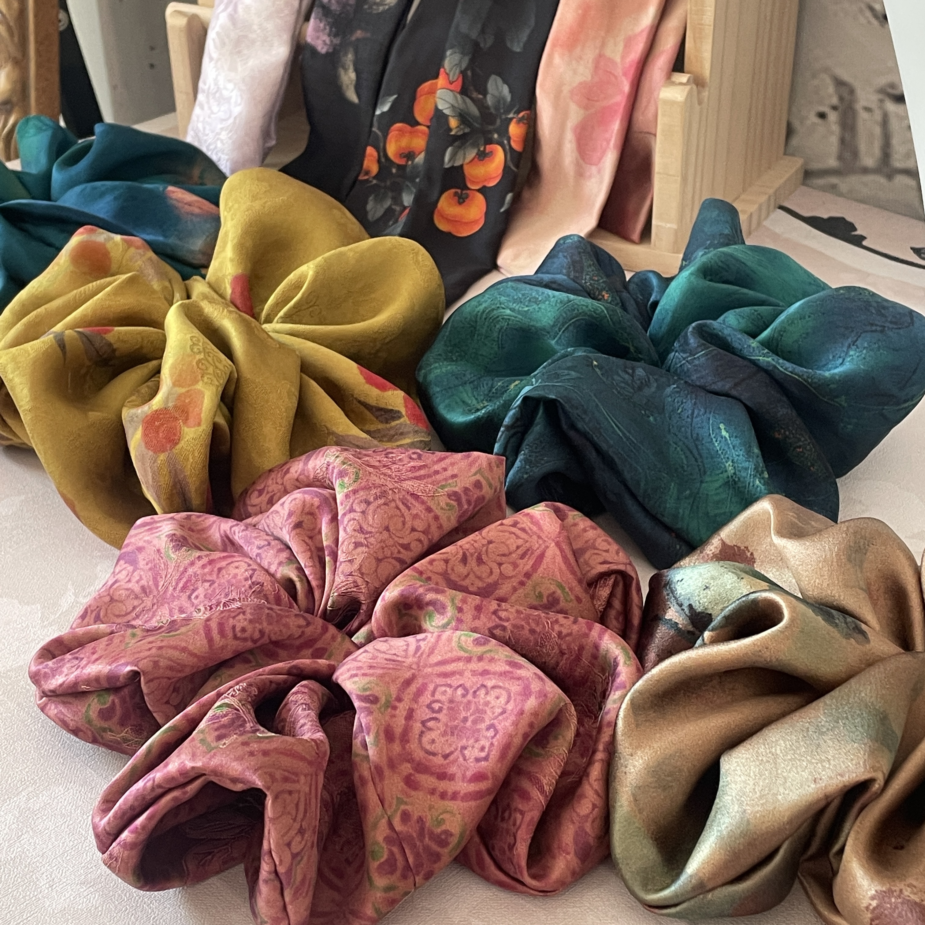 大肠发圈时尚发饰头绳百搭气质手工（手工制作默认微瑕介意慎拍）