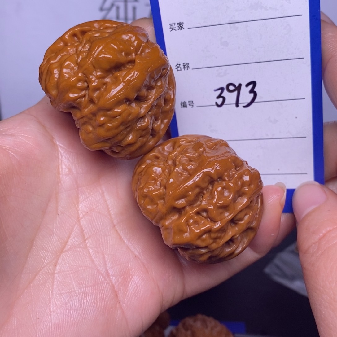 文玩核桃把件393/41蛤蟆头返油