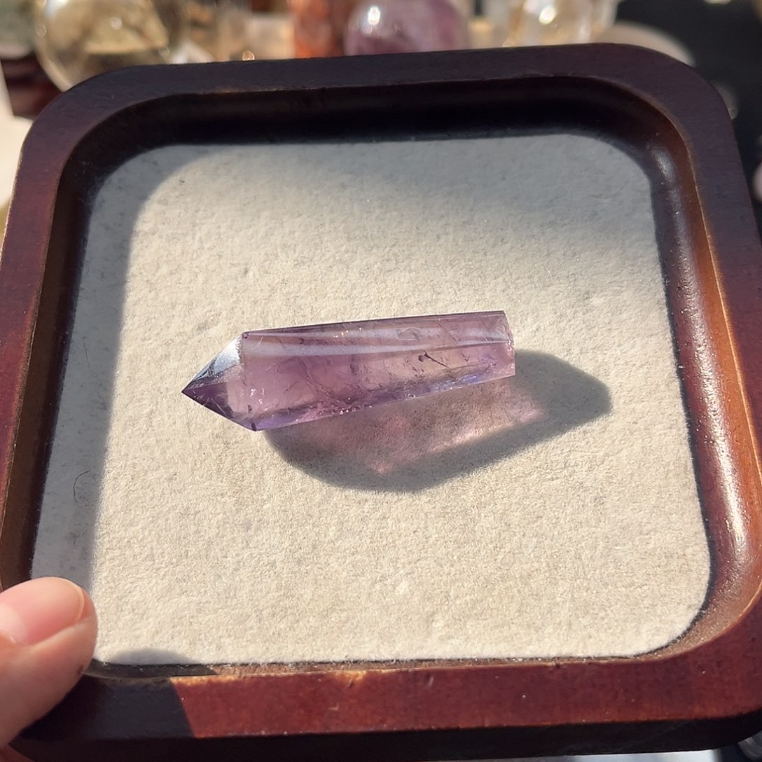 水晶未镶嵌珠宝半成品98巴西紫水晶权杖
