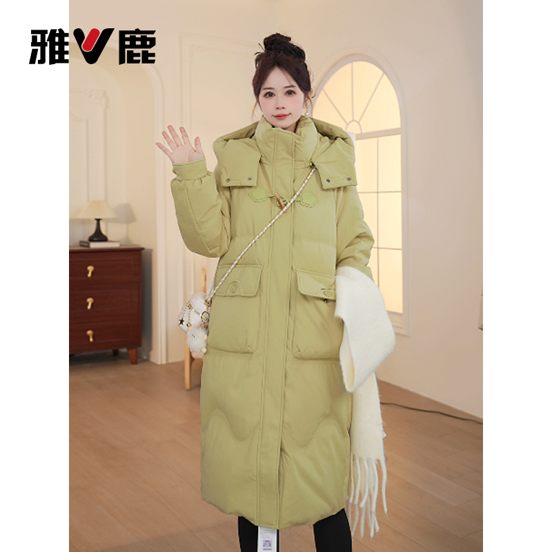V/雅鹿[树树]冬季韩版宽松时尚休闲轻奢运动户外加厚保暖羽绒服
