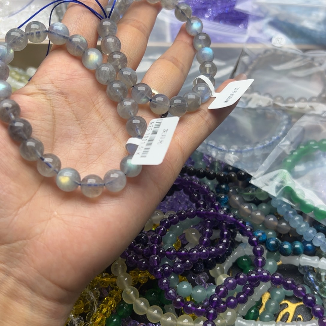 手链水晶未镶嵌灰月光10