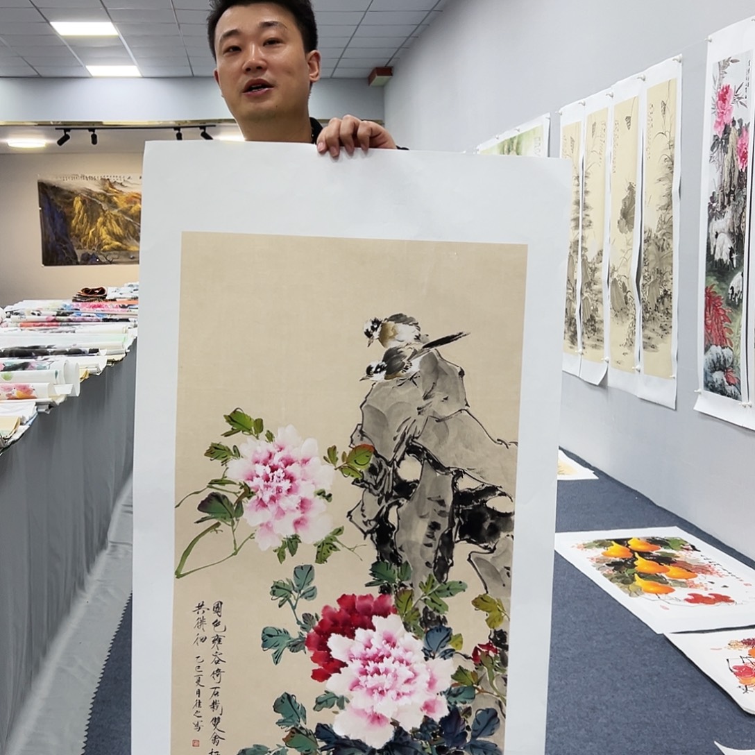 国画国画作品宣纸纯手绘