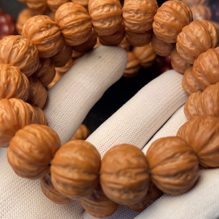 李***跑手串猴头核桃京八棱