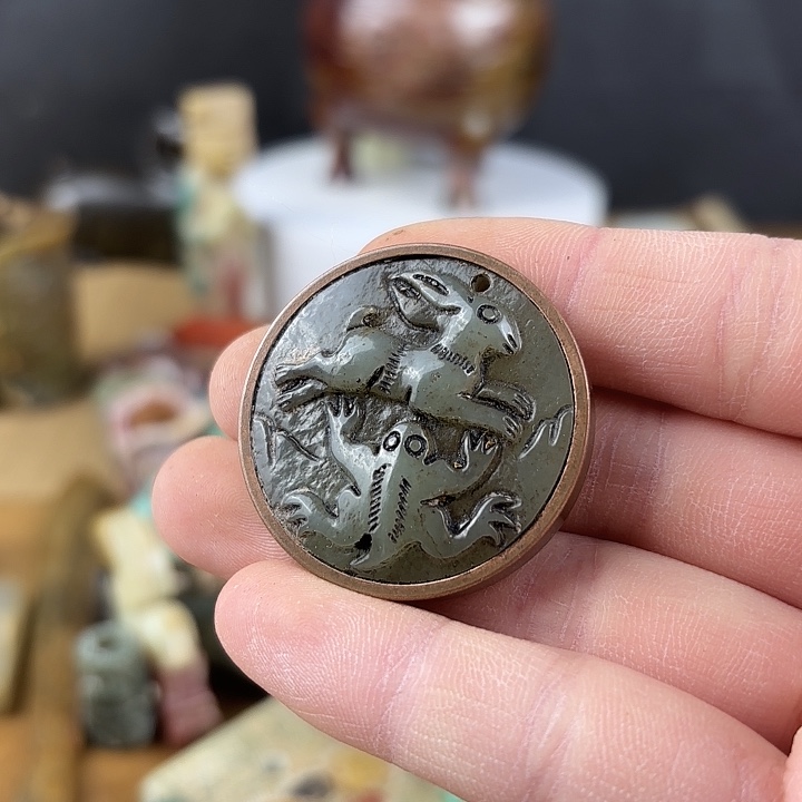 和田玉挂件未镶嵌