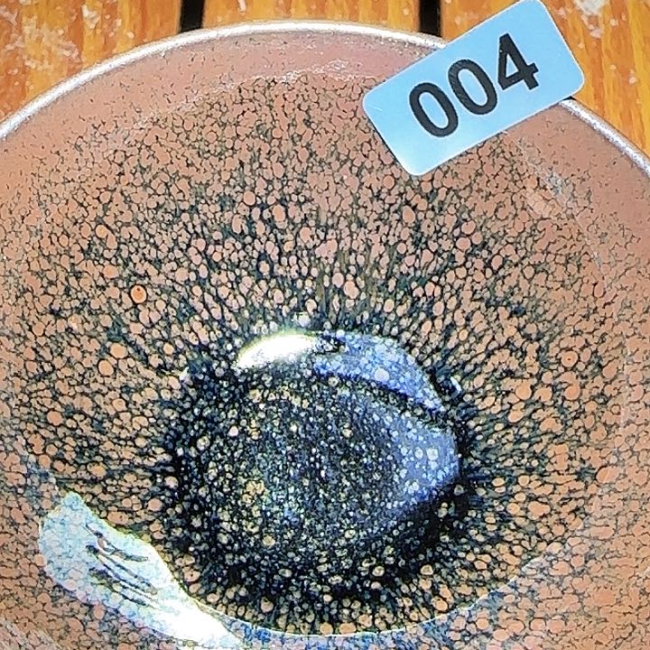 茶盏龙窑柴烧开窑微瑕