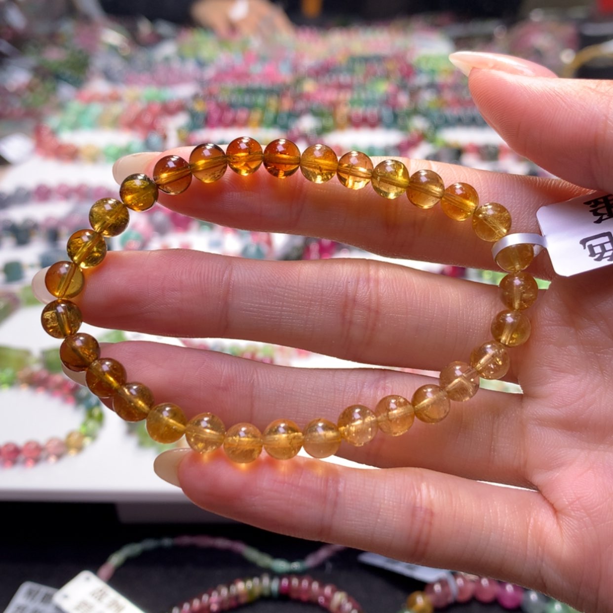 【闪购商品】未镶嵌手串蓝色碧玺