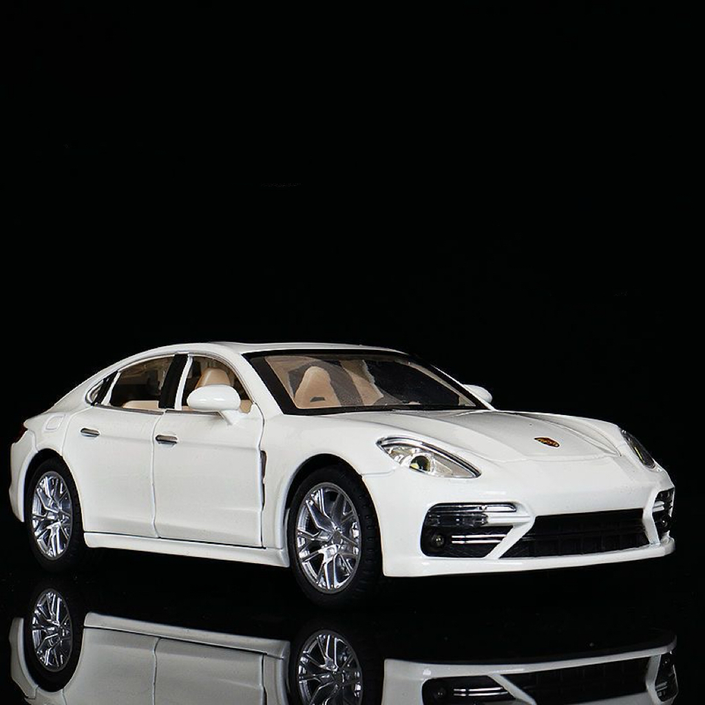 仿真合金汽车1/24模型轿车带声音灯光六开门回力轮能跑可收藏礼物