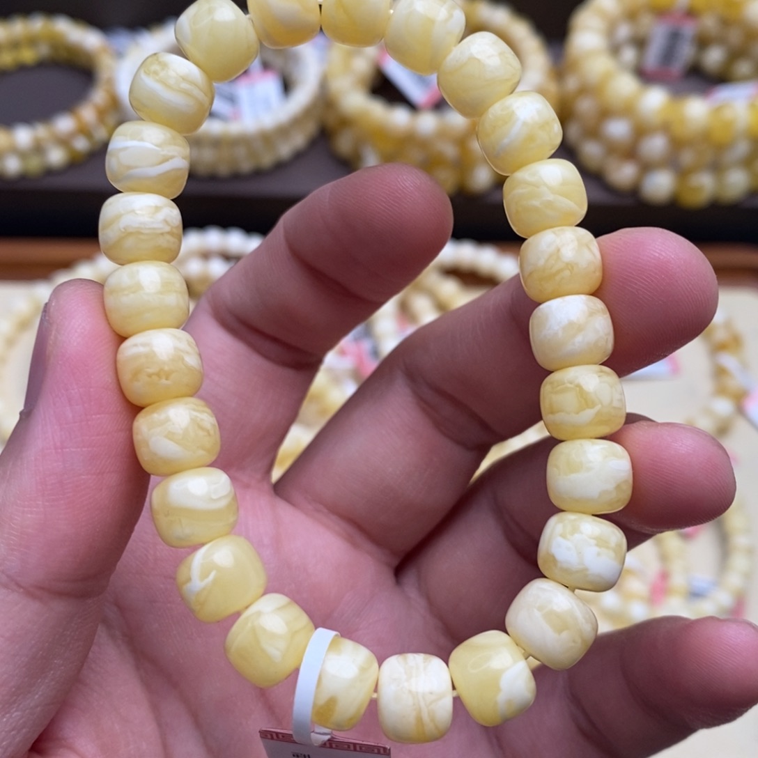 琥珀未镶嵌珠宝奇石9mm