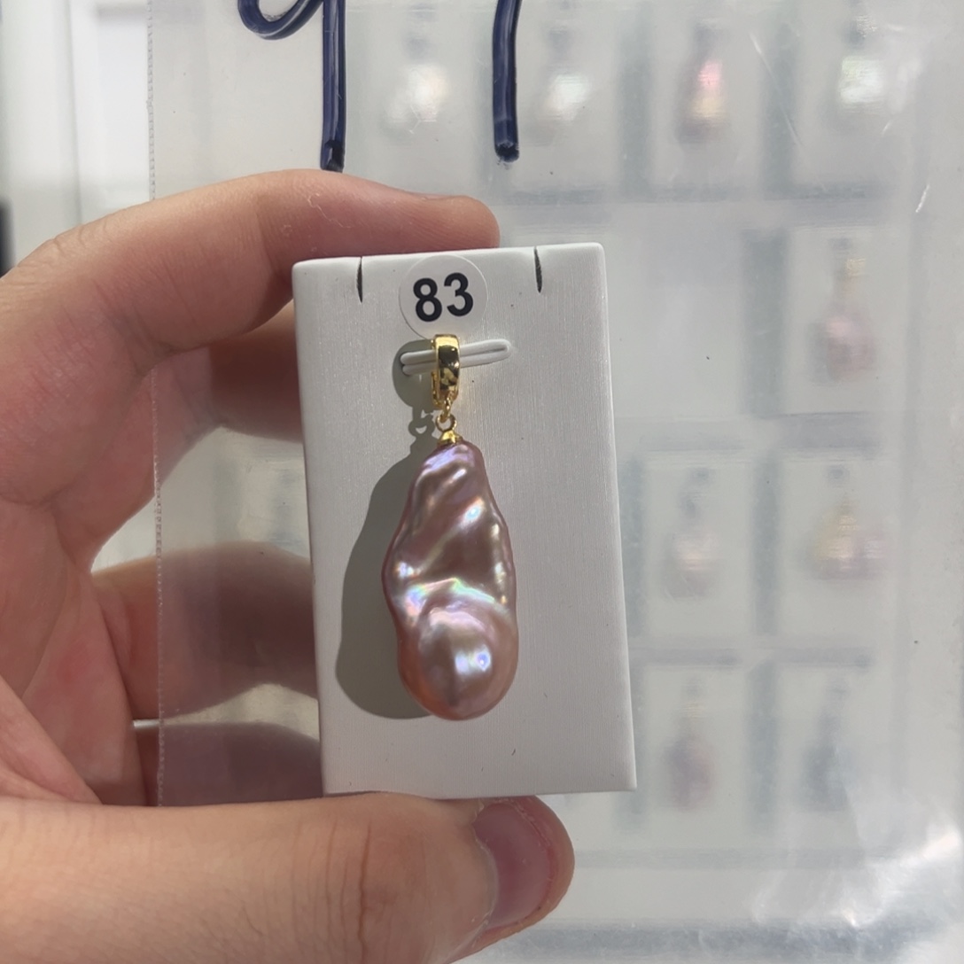颈饰合金淡水珍珠