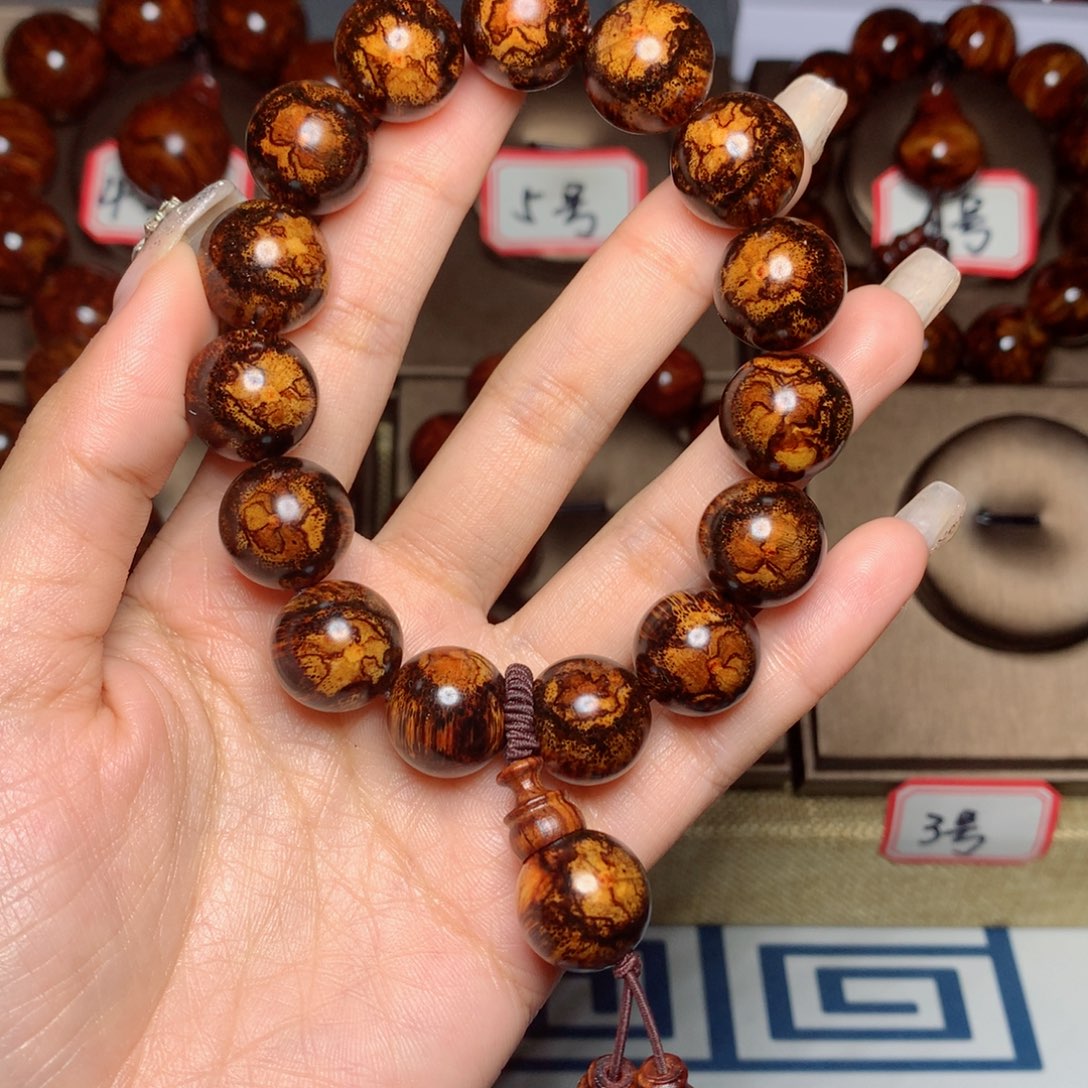 黄花梨/降香黄檀手串/手链五**道