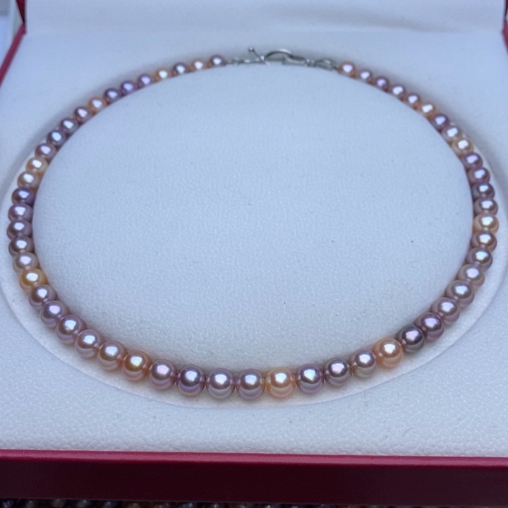 淡水珍珠项链未镶嵌7-8