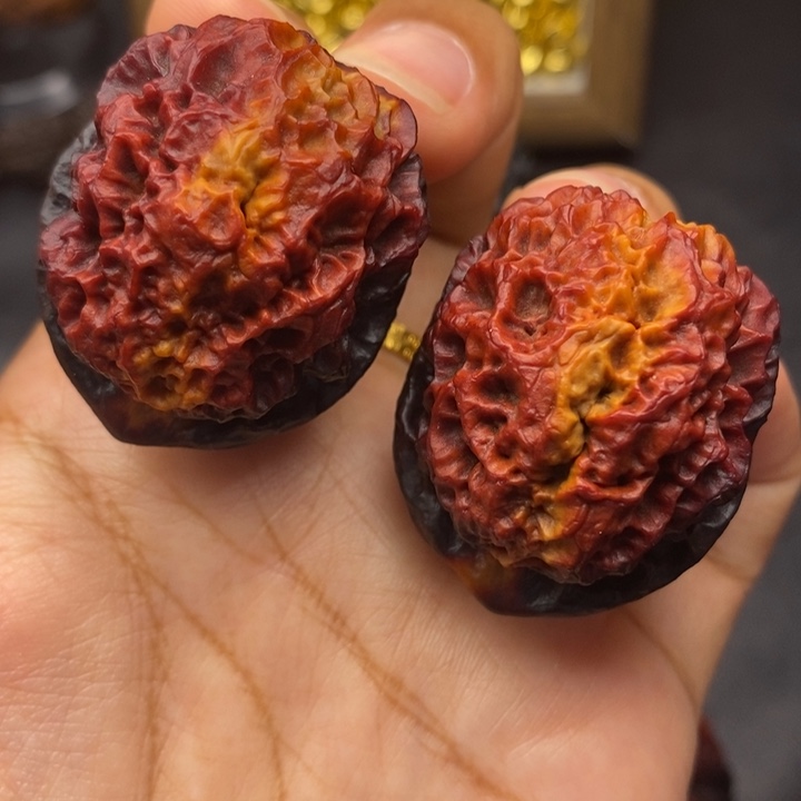 把件文玩核桃40尺铁狮子球