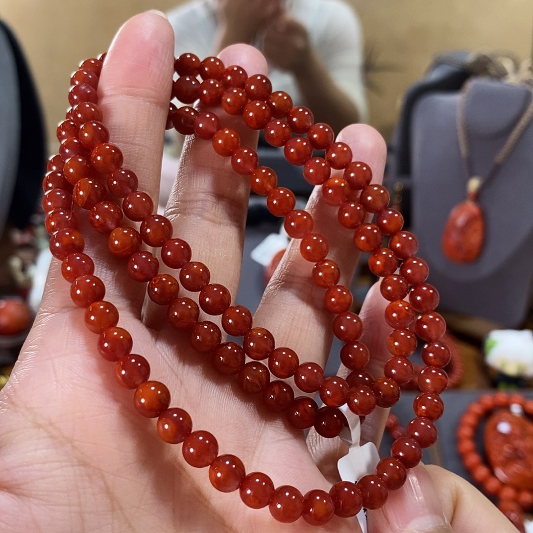 未镶嵌原矿6mm南红玛瑙