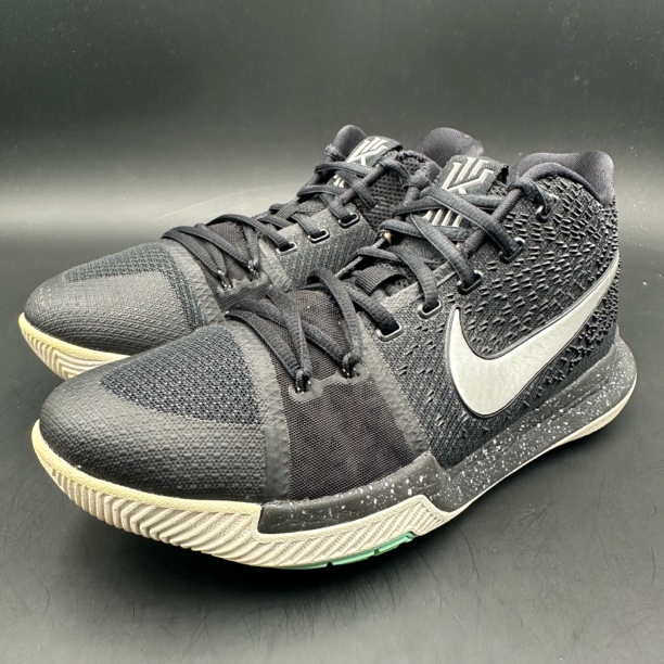 （42.5码）Nike 欧文3篮球鞋/黑/二手正品/852396-018
