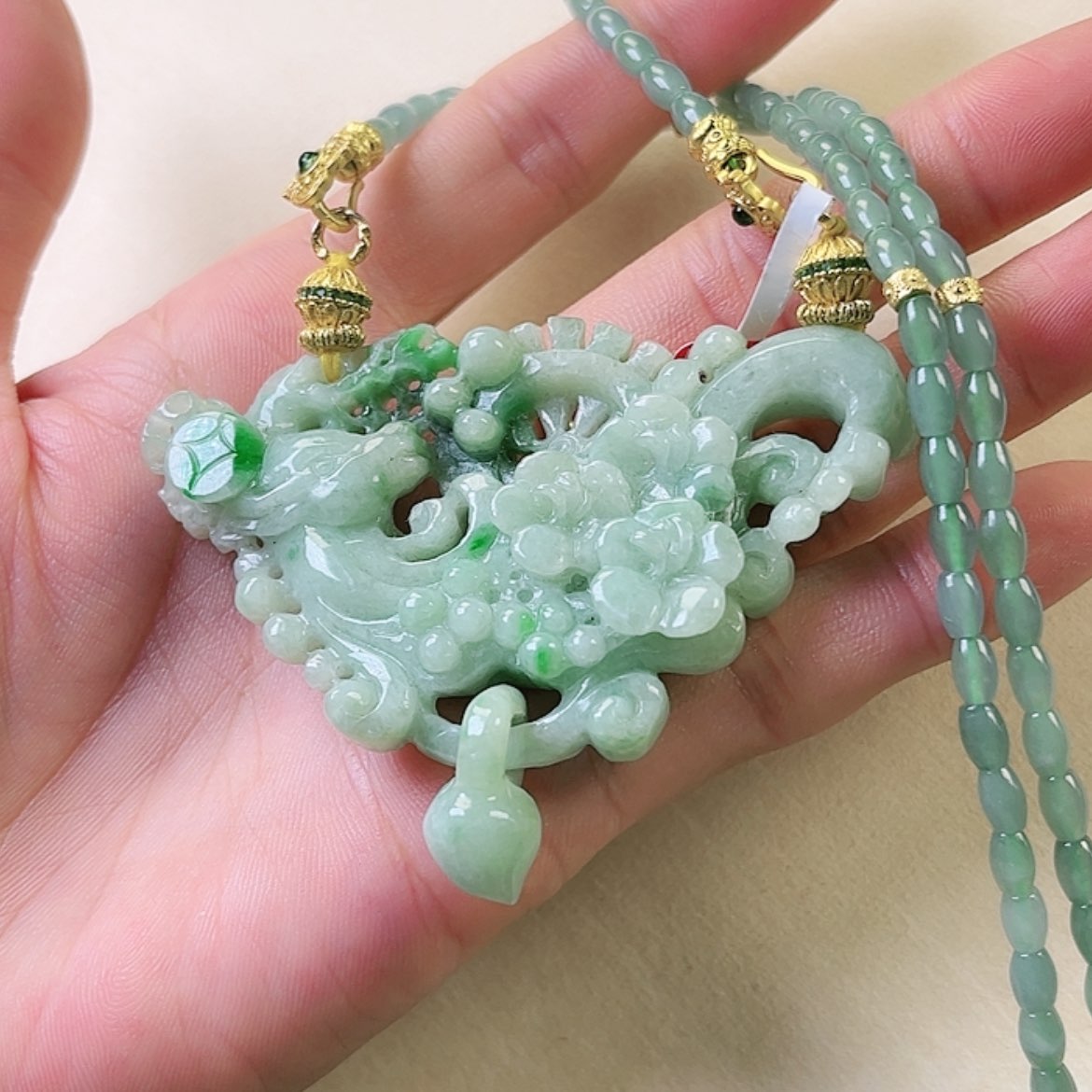 【闪购商品】翡翠颈饰未镶嵌挂件