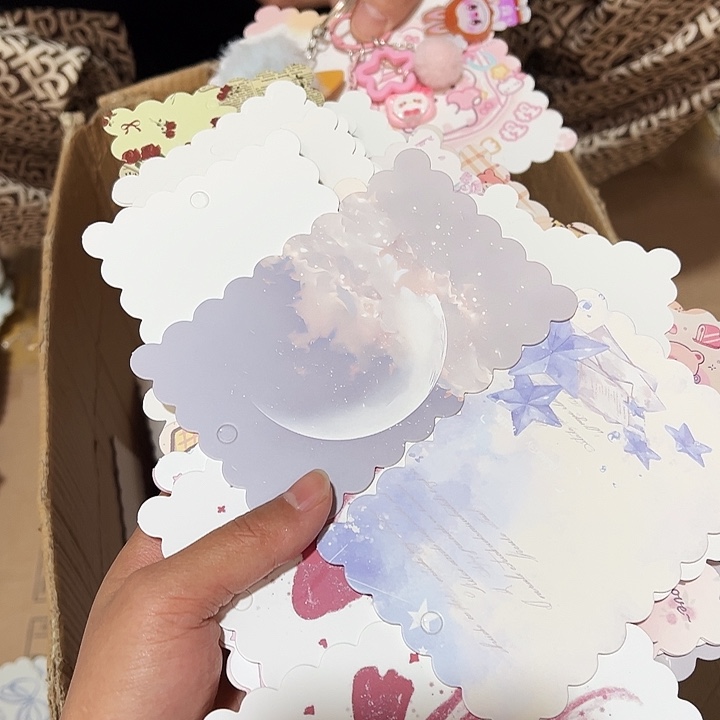 花边8×12混款100张