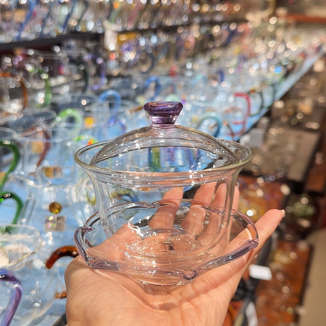 赵***睿禅语盖碗紫色//////////