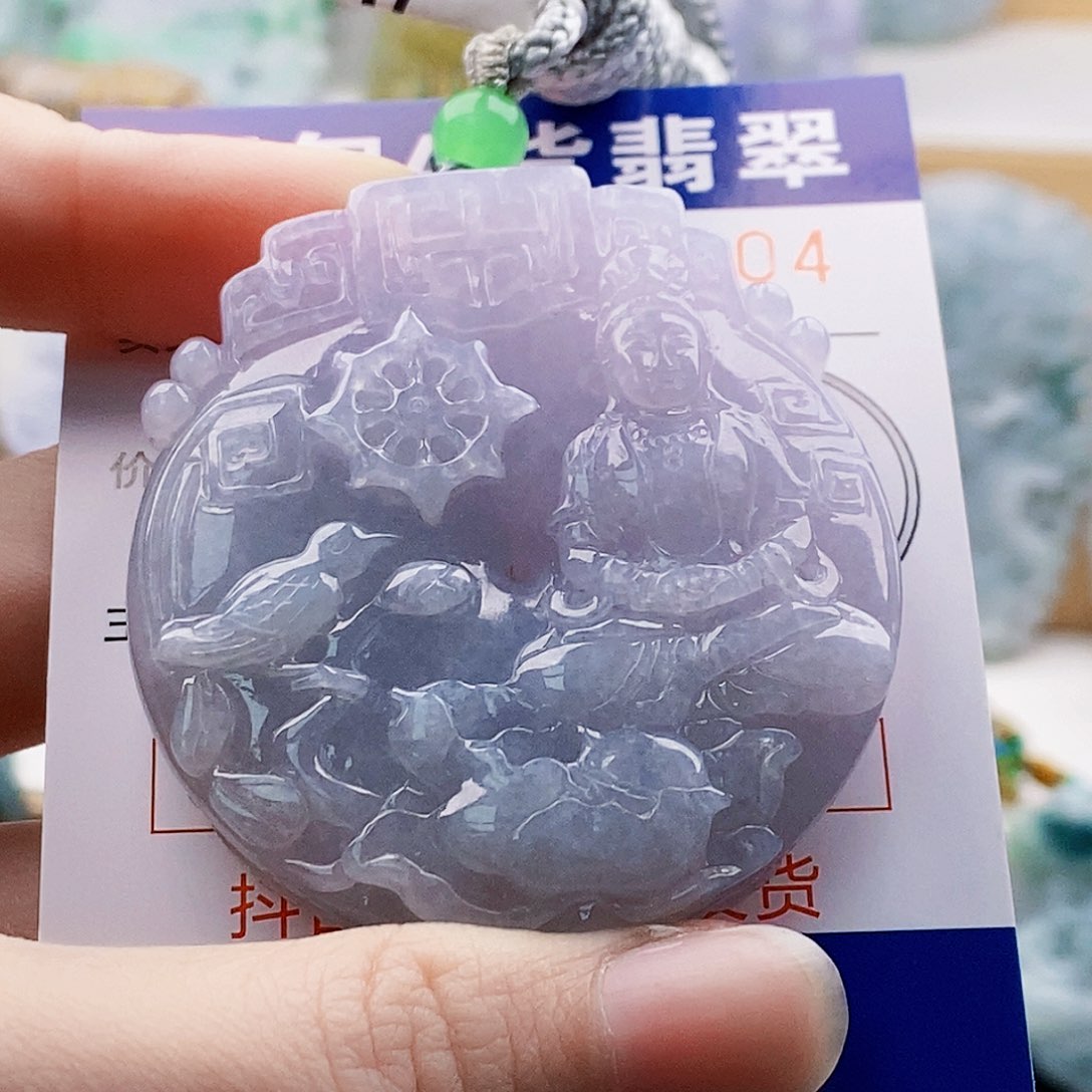 吊坠(不含链)未镶嵌翡翠笑**云