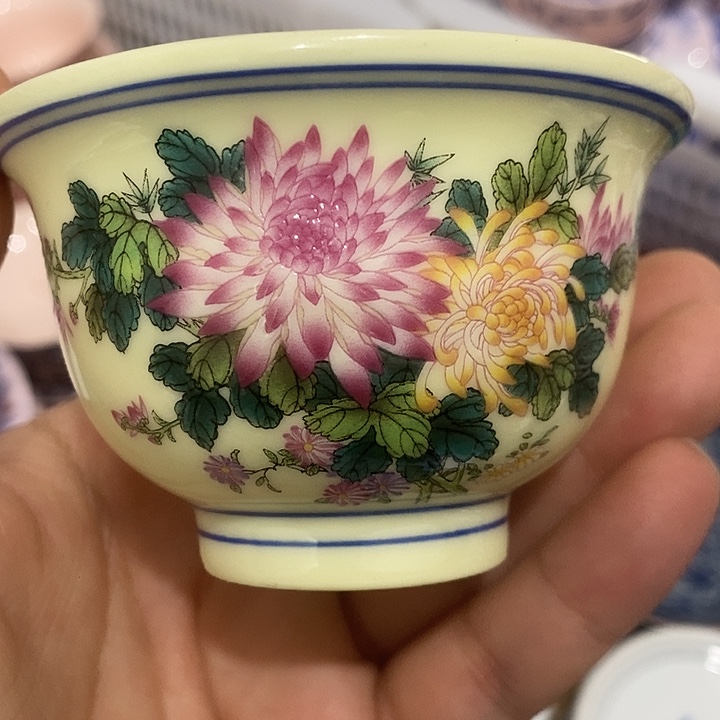 陶摆件景德镇陶瓷主人杯2344