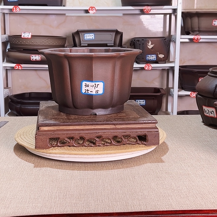 紫砂花盆紫砂花盆