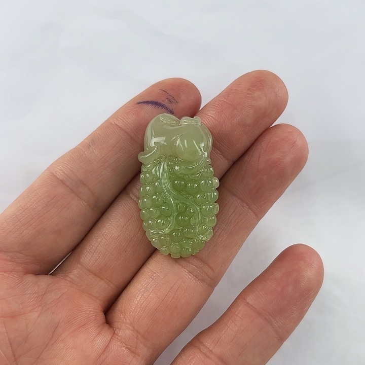 吊坠(不含链)未镶嵌和田玉去**出