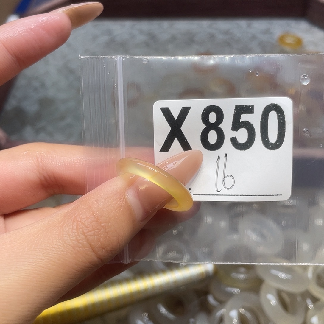 玛瑙/玉髓未镶嵌戒指850