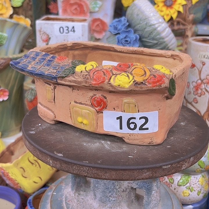 紫砂花盆粗陶材质多肉花盆