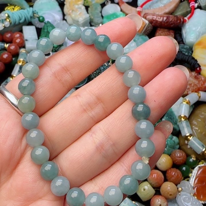 翡翠颈饰未镶嵌天然A货77