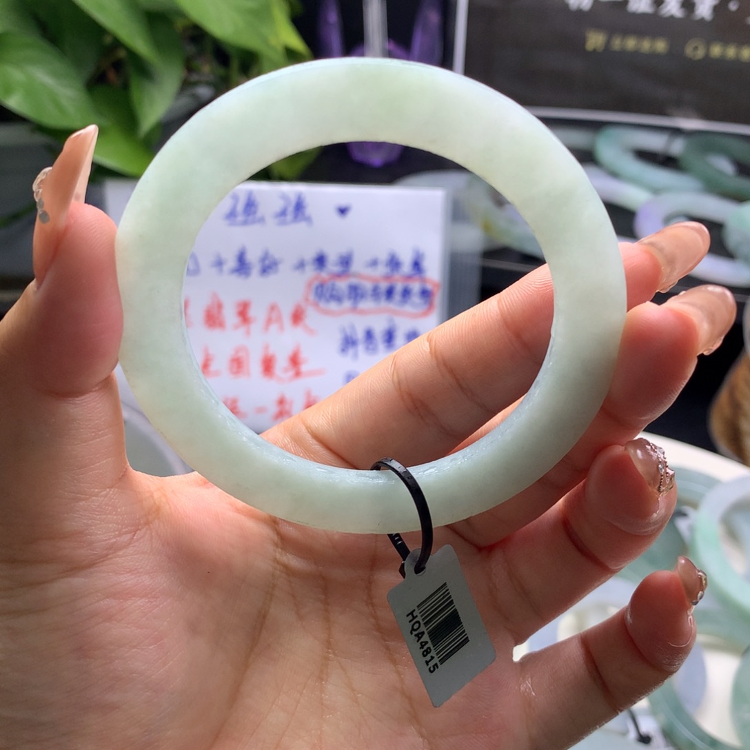 定制翡翠叮当镯未镶嵌55/62 